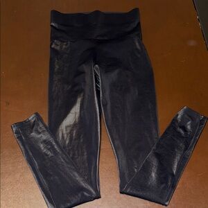 Shiny Black miracle suit Leggings